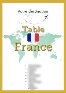 Plan de table France